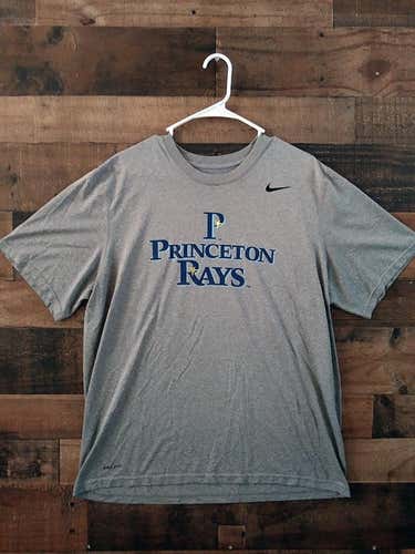 New Nike Dri Fit MiLB Baseball PRINCETON TAMPA BAY RAYS Polyester Team Shirt