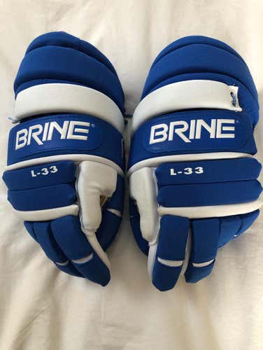BN Vintage Brine L-33 Lacrosse Gloves 1989-90