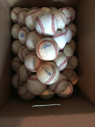 46 used baseballs in good condition