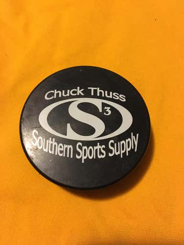 Chuck This Southern Sports Supply Hockey Puck