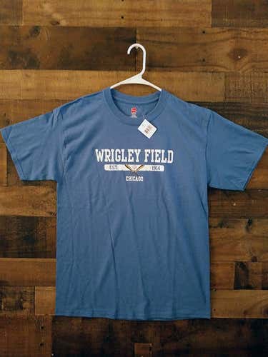 New MLB Baseball CHICAGO CUBS Wrigley Field Established 1914 Stadium Shirt