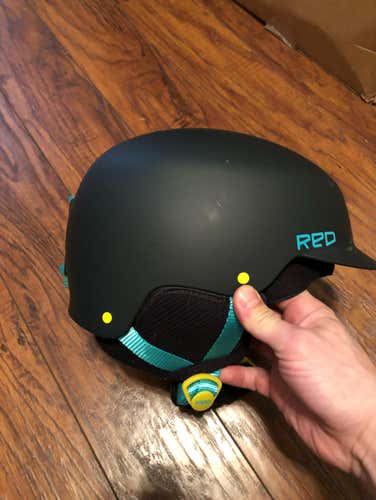 Used Red Burton Mutiny Helmet - Large/Black