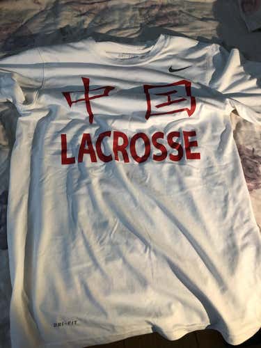 Nike China Lacrosse Dri Fit Warmup Shirt