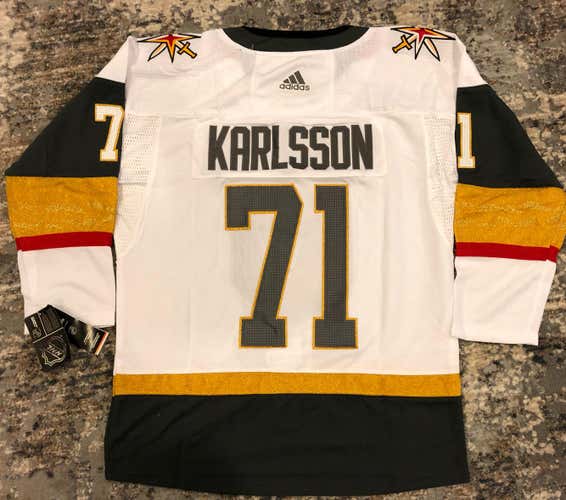 WILLIAM KARLSSON #71 Vegas Golden Knights Game Replica Jersey