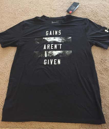 BRAND NEW: UNDER ARMOUR (Gains Aren’t Given) T- Shirt