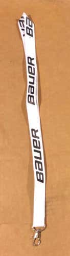 Bauer Lanyard White/Black
