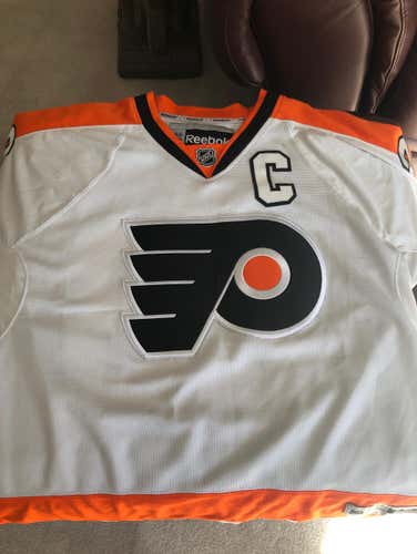 Reebok Claude Giroux Philadelphia Flyers Jersey - White