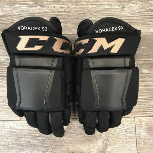 NEW! CCM HG97 PHILADELPHIA FLYERS NHL PRO STOCK HOCKEY GLOVES 14" VORACEK SB