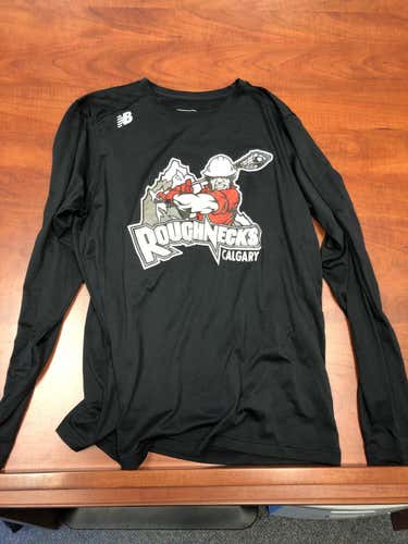 NLL Calgary Roughnecks New Balance Warm Up Shirt Long Sleeve
