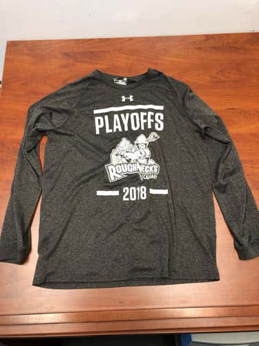 NLL Calgary Roughnecks Playoff Under Armour Long Sleeve Shirt