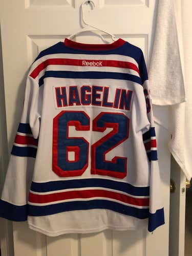 New Carl Hagelin Stanely Cup Finals New York Rangers Away Jersey - CCM Size 48 (Medium)