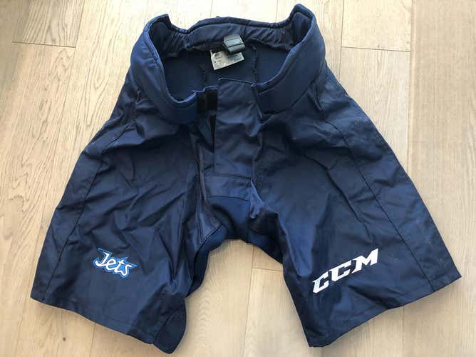 Used CCM PP90C Blue Pro Stock Shell  Winnipeg Jets  (P101)