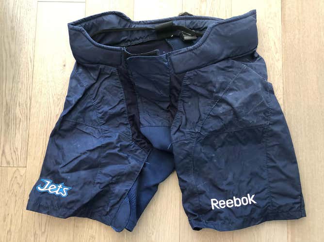 Used Reebok MPP9KC  C Blue Pro Stock Shell  Winnipeg Jets  (P103)