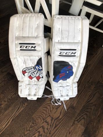 CCM Retro Flex Goalie Leg Pads Junior