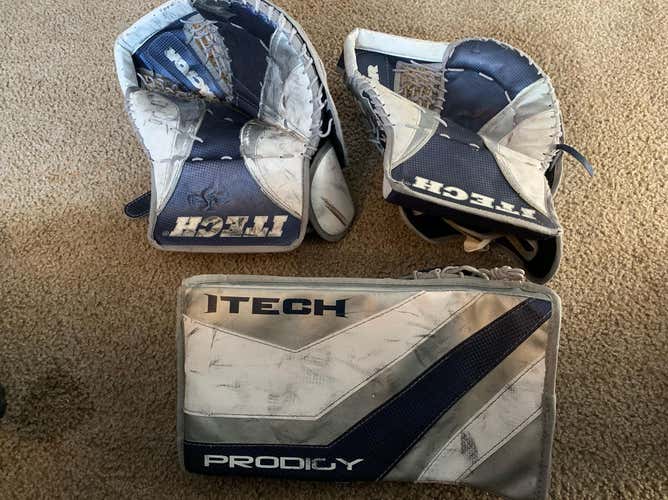 Itech X-Factor  2 Gloves And Blocker Jr. Size