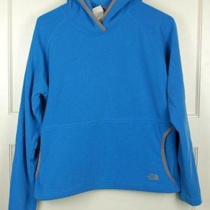 THE NORTH FACE Blue Fleece Hooded Pullover Jacket Shirt Women's Size: L