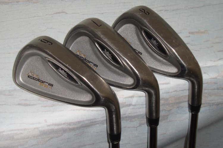 NICE King Cobra Golf SS-i Iron Set 6-7-8  Right Handed Steel Shaft Regular Flex Used Marks from prev