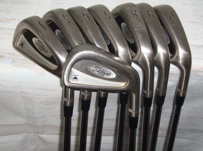 Titleist DCI 762 3-4-5-6-7-8-9-P  Dynamic Gold S300 Stiff Steel Right Handed