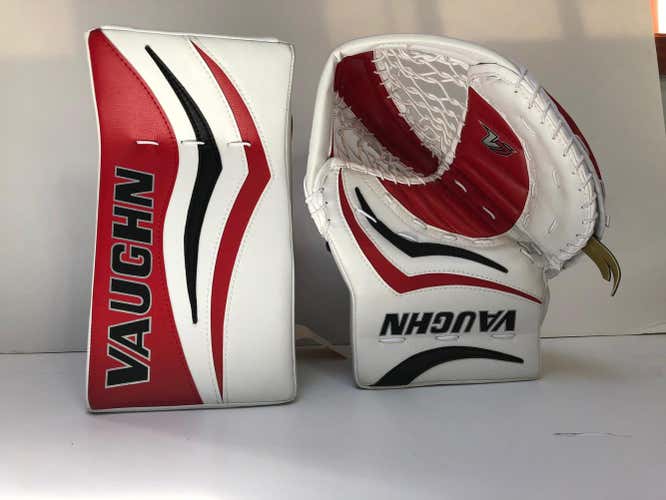Vaughn Velocity V7 XR Goalie Glove & Blocker Regular Intermediate
