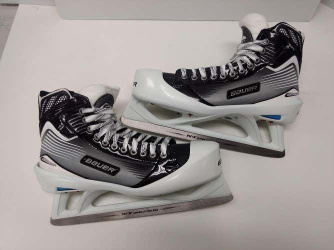 New Bauer Reactor 6000 Goalie Skates Senior Pro Stock Size 12.5