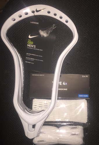 Brand New Nike CEO Lacrosse Head with Mesh!!   No Trades