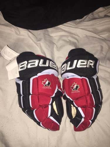 New Bauer Supreme TotalOne Gloves Senior Pro Stock