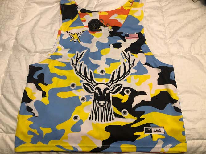 Custom CAMO Sublimated Pinney- Team Jagerbomber- Reversible