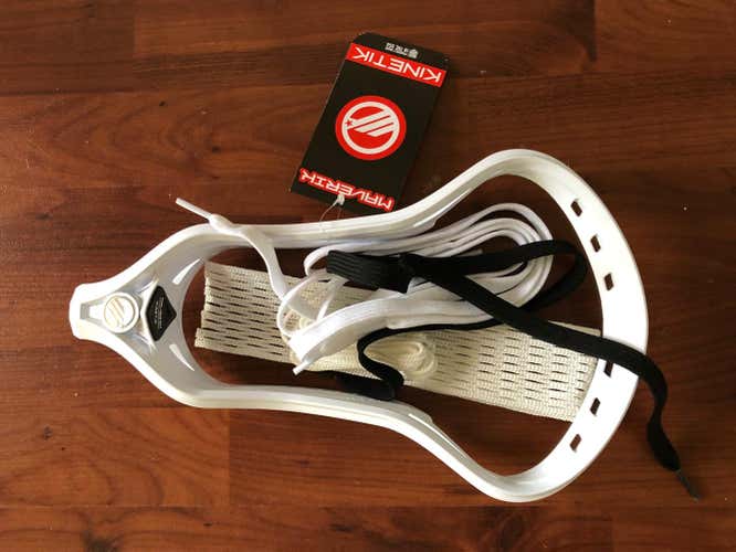 New Maverik Kinetik Head with Fiber Mesh kit All white