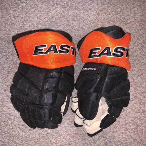 Anaheim Ducks Pro Stock Easton HSX Hockey Gloves 14"