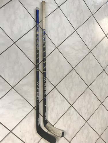 1 Bauer Apx LH 2 Piece Hockey Sticks 102 Flex