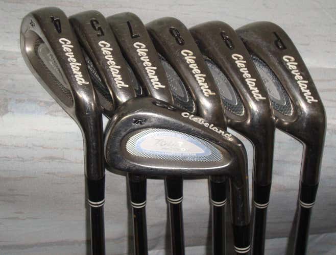 CLEVELAND TA3 STEEL STIFF FLEX IRONS DYNAMIC GOLD 3-4-5-7-8-9-P Right Handed
