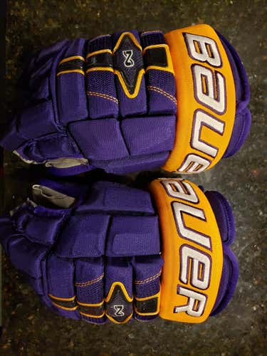 Bauer Nexus Pro Gloves 13" Purple/Gold Colorway