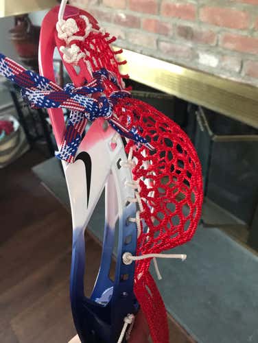 Nike Alpha U Custom Dyed USA Lacrosse Head