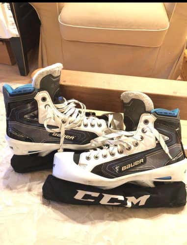 Bauer Reactor 9000 Skates close To New. Comes With Step Steel