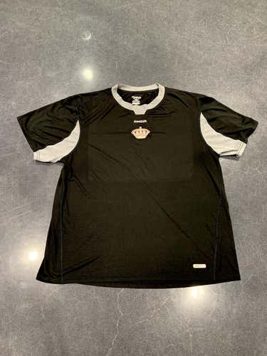 RARE Reebok Speedwick Pro Stock LA Kings Crown Logo T-Shirt - XL