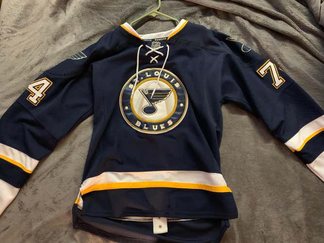 TJ Oshie Blues Jersey Size 48