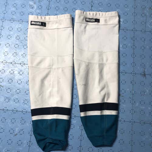 AHL Worcester Sharks Game Worn Socks