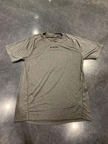 CCM Training T-Shirt - L - Gray