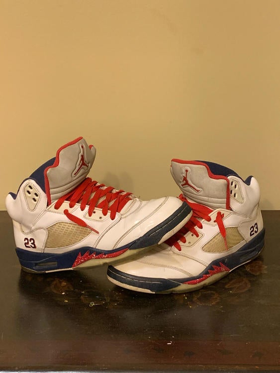 retro 5 laces