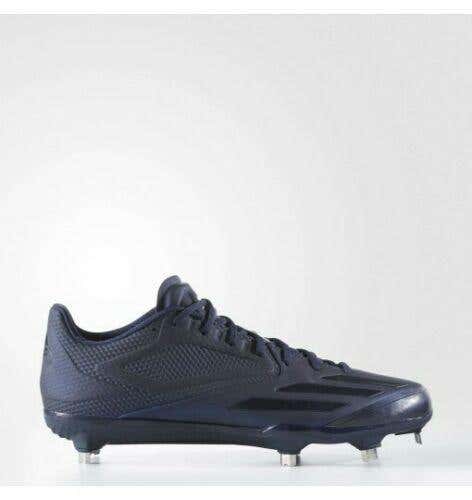 Adidas Adizero Afterburner 3 sz 9 Navy Blue Dipped Q16568 Metal Baseball Cleats