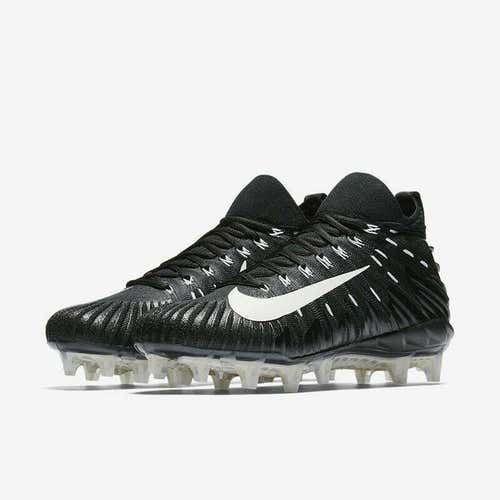 Nike Alpha Menace Elite sz 12 Black White 871519 010 Football Cleats Vapor