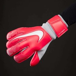 Nike Goalkeeper GK Vapor Grip3 Glove sz 9 Crimson Red Grey Platinum GS0352 671