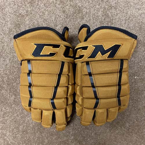 New CCM HG4PC Gloves Senior 14" Tan RARE