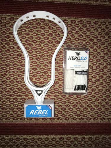 New East Coast Dyes Rebel Offense Head with Hero 2.0 Stringing Kit Bundle