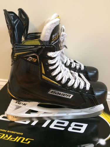 Bauer Supreme 2S Sr. Skates PLUS Speed Plate 2.0 Insoles. Size 9 EE. Used Twice