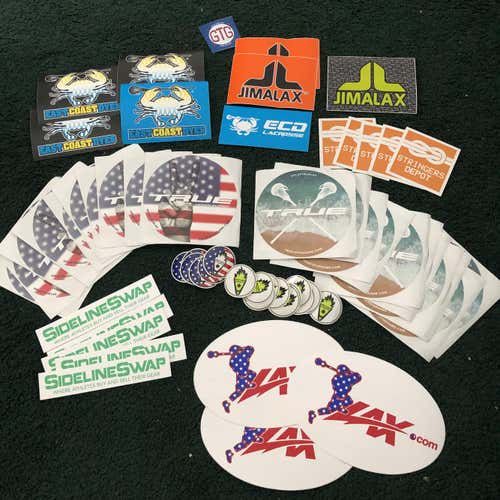 HUGE LOT OF STICKERS...