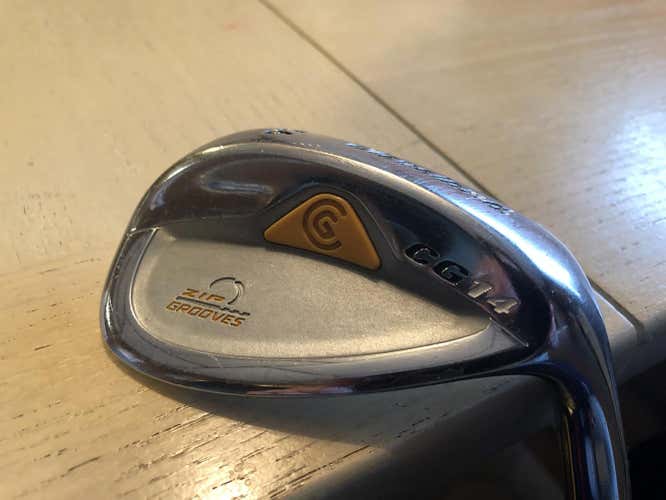 Cleveland CG14 Chrome Wedge 56 Degree Traction Steel Shaft, Spider Grip