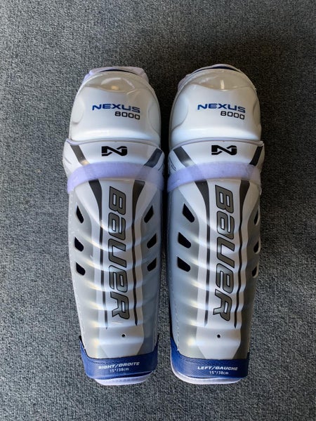 Bauer Nexus 8000 Shin Pads Senior - Worn Once!