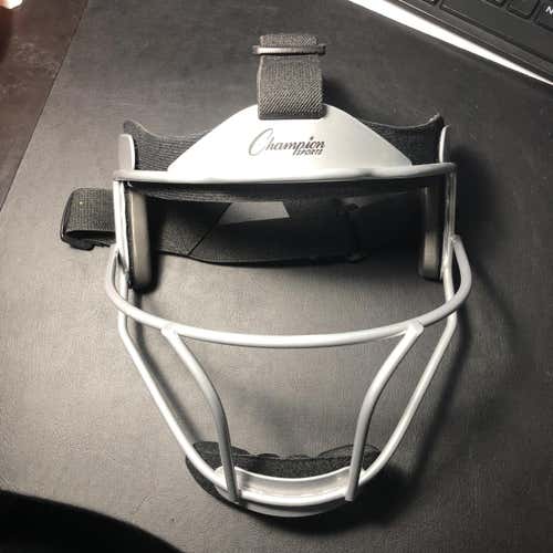 New Champion Sports Softball Fielders Mask Silver