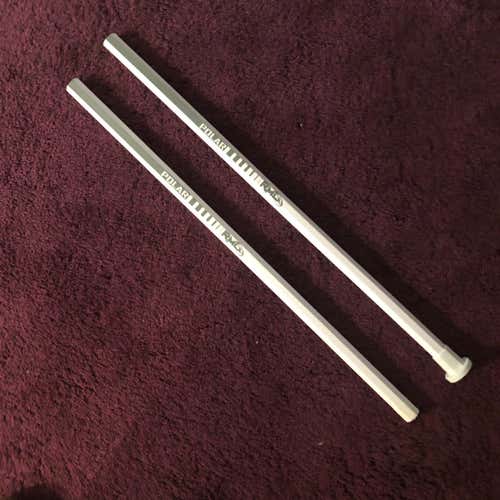 Rocket Mesh Lacrosse Carbon Fiber Polar Shaft Smooth White with Rocket Mesh Tapesaver Butt End